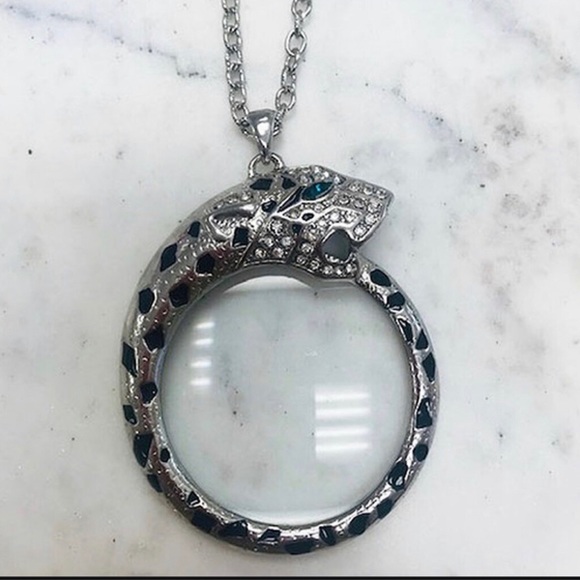 Panther Magnifier Necklaces-gold or silver -NWT-Boutique - Picture 6 of 8